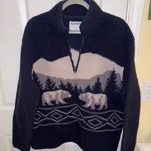 Old Navy Sherpa quarter zip